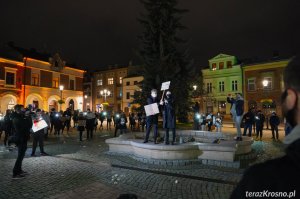 Protest w Krośnie