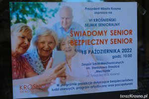 Świadomy senior - bezpieczny senior. Sejmik Senioralny w Krośnie