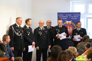 Turniej wiedzy pożarniczej w Korczynie