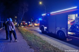 Wypadek na Krakowskiej w Krośnie