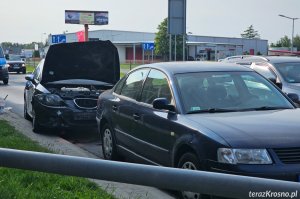 Wypadek na Podkarpackiej w Krośnie