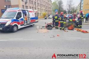 Wypadek na skrzyżowaniu Tysiąclecia z Magurów