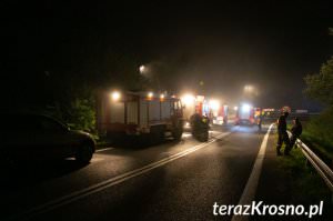 Wypadek w Leszczawie Dolnej