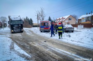 Wypadek w Łężanach