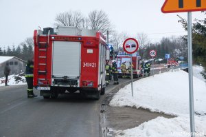 Zderzenie BMW i volkswagena w Jaśliskach