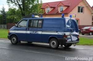 Łężany - Kolizja z udziałem policyjnego radiowozu