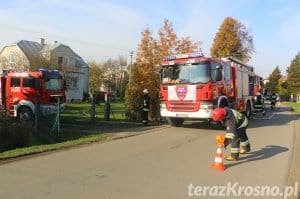 Pożar domu w Świerzowej Polskiej